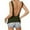 Army Green, variant on Women's Solid Back With A V Backless Slim And Elastic Vest Long Sleeve Women