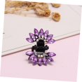 thumbnail image 4 of 48 Pcs Papillon Strass Clip Mini Griffe Clips Pinces à Cheveux Femmes Pinces à Cheveux Petites Pinces à Griffes pour Cheveux Fins Scintille Petites Pinces à Griffes pour Cheveux Épais Enfant Résine Violet, 4 of 5