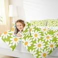 thumbnail image 4 of Feelyou Vibrant Groovy Floral Queen Comforter Set, Rustic Farmhouse Botanical Bedding Sets, Teen Kid Child Reversible Bedding Comforter Set, Breathable Home Decor, 3-Piece, 4 of 8