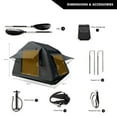 thumbnail image 5 of Miniyam Inflatable SUV Roof Top Tent for 2-3 Person, Waterproof Foldable Car Camping Tent Black, 5 of 10