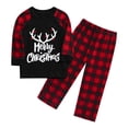 thumbnail image 1 of Conjunto de pijamas navideños familiares a juego, camiseta de manga larga y pantalones largos, conjunto familiar, ropa de dormir para el hogar, 1 of 8