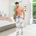 thumbnail image 7 of FREEAMG French Dachshund Dogs Pajama Pants for Men, Men's Separate Bottoms, Pure Cotton Comfortable Lounge Pants?271?, 7 of 7