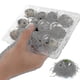 thumbnail image 2 of 100pcs 12 Grids Quail Egg Box Reusable Quail Egg Cartons Egg Stora Box Transparent Frid Stora Box Mini Egg Dispenser With Lid For Refrirator TA, 2 of 5