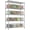 Chrome, variant on 70" W Storage Shelves 1430 LBS Heavy Duty Wire Shelving, 5 Tier Adjustable Metal Garage Shelving, Pantry Kitchen Storage Rack with Liners, DIY L-Shaped Corner Shelf, 70" W x 16" D x 72" H