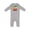 AC-Heather Grey, variant on Skydiving Eat Sleep Skydive Repeat Baby Romper Coveralls