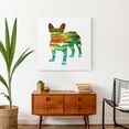 thumbnail image 4 of Creative Products Paint Silhouette Frenchie 24 x 24 Canvas Wall Art, 4 of 5