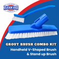 thumbnail image 2 of Kit de cepillo para juntas Clean-eez de pie y manual en V, 2 of 7