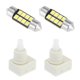 thumbnail image 1 of 2 Piezas Coche Lámpara Interruptor con 2 Piezas Blanco LED Bombillas 34404-SDA-A21, 1 of 1