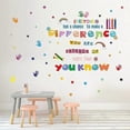 thumbnail image 3 of Inspirational Quotes Wall Decal Colorful, SPRT Rainbow Star Pen Handprint Inspiration Wall Sticker, 3 of 5