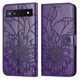 thumbnail image 1 of Funda tipo cartera con girasoles grabados para Google Pixel 6a: elegante, multifuncional y con protección total., 1 of 5