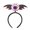 A, variant on zhonghuayin Halloween headband Graphic Top Head Band, Eyeball Center Ornament With Two Wing Shaped Side Embellishments, Flexible Circular Head Accessory For Night Event Outfit Styling A