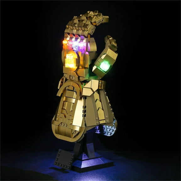 Q&C Lighting Led Light Kit Lighting Set Compatible With The Lego Super Heros The Avengers Infinity Gauntlet 76191 Building Blocks Without Lego Set