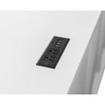 thumbnail image 3 of Starlight Canyon Home Wood L-Desk & Return, 6 Drawers, 2 Locking Files, Power Center, White, 3 of 9