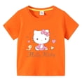 thumbnail image 4 of Hello Kitty-Camiseta informal de dibujos animados para niñas, camisa de manga corta cómoda y transpirable, ropa para niños, novedad de verano, 4 of 4