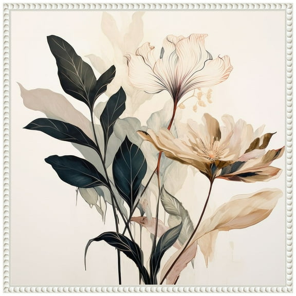 Amanti Art Whimsical Blossoms II Framed Canvas Wall Art Print