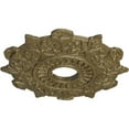 thumbnail image 3 of Ekena Millwork 17 1/2"OD x 4"ID x 1"P Preston Ceiling Medallion (Fits Canopies up to 4"), Hand-Painted Mississippi Mud Crackle, 3 of 5