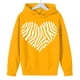 thumbnail image 3 of Sudadera con capucha y estampado de corazón de San Valentín, sudadera de manga larga para niños y niñas, chaqueta para niñas de talla mediana y grande., 3 of 7