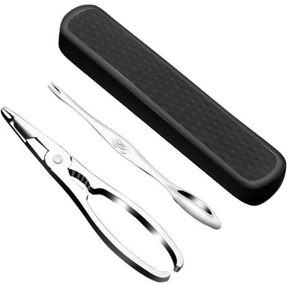 Stainless Steel Crab Tongs Seafood Tools Durable Crab Tongs Set for Lobster and Crab Legs