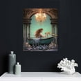 thumbnail image 4 of COMIO  Fantasy Mermaid Luxurious Bathtub Lighted Canvas Print Wall Art Home Décor, 4 of 4