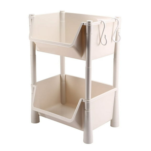 TOP! Bookshelf Shelf Children'S Toy Storage Rack Multi-Layer Household Shelf,Open