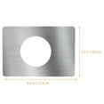 thumbnail image 3 of HOOWIFFY 2Pcs Brushed Stainless Steel Door Hole Cover Plates for Standard Lock and Latch Reinforcement, 3 of 6