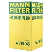 Mann-Hummel W 719/45 - Spin-On Oil Filter Fits select: 2009-2017 VOLKSWAGEN TIGUAN, 2011-2017 AUDI Q5