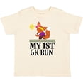 thumbnail image 3 of Inktastic 5k Run First Race Fitness Running Girls Toddler T-Shirt, 3 of 5