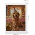 thumbnail image 2 of Diamond Art Kit for Adults, Dog Birthday Celebration Party Hat Diamond Painting for Adults Beginners, 5D DIY Diamond Art Painting Kits, Colorful Diamond Painting Craft for Home Decor 12x16, 2 of 7