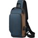 thumbnail image 1 of Mochila Riñonera Shendy Vendy Cruzada Mariconera Antirrobo Tipo Piel Con Entrada Usb, 1 of 6