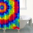 thumbnail image 4 of Rainbow Tie Dye Mandala Pattern Shower Curtain 72"x72" ,Bathroom Decorative Shower Curtains Set with 12 Hooks,Modern Waterproof Washable Shower Curtain, 4 of 6