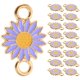 thumbnail image 1 of 20pcs Jewellery Making Links Pendants Sunflower Shape Connector Jewelry Pendants, 1 of 4