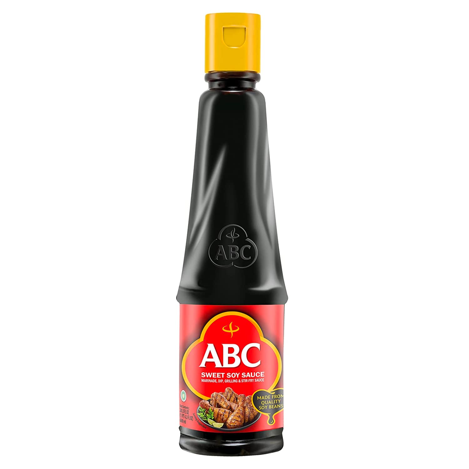 NineChef Bundle - Kecap Manis (Sweet Soy Sauce) - 600 Ml(20.2 Oz) (2 Pack) By ABC (2 pack ) + 1 NineChef Brand Long Handle Spoon