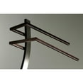 thumbnail image 2 of Kingston Brass SCC8395 Modern Edenscape Pedestal Dual Towel Rack - Oil Rubbed Bronze, 2 of 11