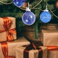 thumbnail image 6 of Hvmvliv Christmas Balls Ornaments (9pcs) Christmas Hanging Balls Ornament Set Shatterproof Balls For Christmas Tree Decoration For Holiday And Party Decoration Blue, 6 of 7