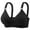 Black, variant on Ahuyic Summer Womens Bras,Plus Size Bras for Women,Women's Non-steel Lace Stitching Comfortable And Breathable Gathered Adjustable Bra Underwear