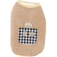 thumbnail image 2 of Clothes Dogs Autumn and Winter Clothes Cotton Padded Clothes Teddy Small Dogs Pet Clothing Winter Pockets Bear Cotton Pet Clothes Hangers (Green, L), 2 of 2