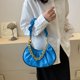 thumbnail image 5 of Bolso vagabundo para mujer bolso de media luna con cadena bolso de bola de masa hervida para axilas bolso de mano sólido para axila FLhrweasw Nuevo, 5 of 9