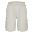 thumbnail image 1 of Ketyyh-chn99 Pantalon de Randonnée Homme Mode Automne Shorts Décontractés pour Hommes Shorts de Sport Colorés à Rayures Shorts de Plage pour Hommes Pantalon Beige,4TG, 1 of 5