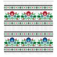 thumbnail image 3 of Ambesonne Polish Shower Curtain, Folk Pattern with Flowers, 69"Wx84"L, Multicolor, 3 of 3