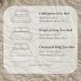 thumbnail image 6 of EVERGRACE 100% Cotton Paisley Quilt Set, Oversized King 3 Piece Set – Prewashed Lightweight Bedspread with 2 Shams, Soft & Breathable Matelasse Coverlet for All-Season Comfort, Flax Beige, 6 of 8