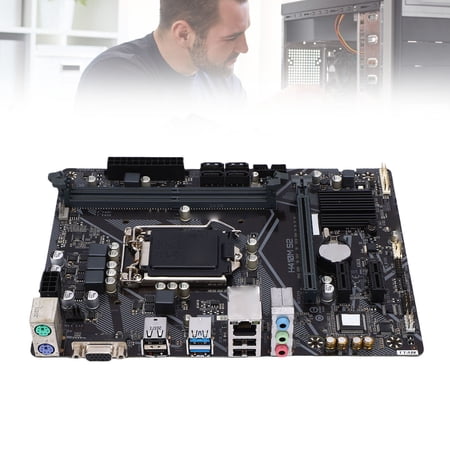 Electronics Motherboard H410M-S2 Motherboard M-ATX 2xDDR4 DIMM Slot Support for LGA 1200 10th Gen Core CPU Processors Dual Channel DDR4 2933 2666 2400 2133MHz Memory