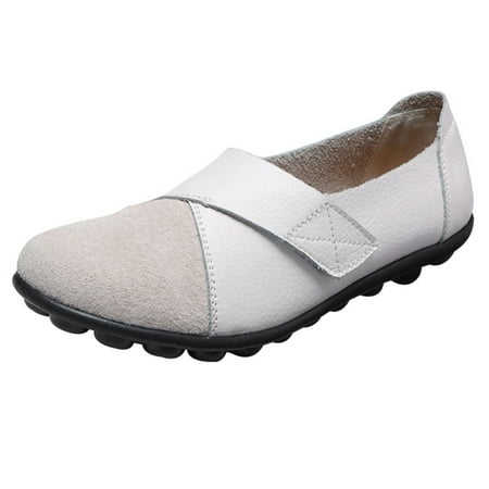 

Orthopedic PU Leather Loafers Soft Sole Casual Flats Shoes for Women Students Women Lady Students Autumn Winter Loafers Leather Shoes Casual Shoes Fashionable Comfortable Orthopedic PU Leather 38