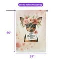 thumbnail image 5 of Happy Mother's Day Miniature Pinscher with Flower Crown and Greeting Card House Flag 28x40in Double Sided Mini Pin Dog Lover Outdoor Decor - 13004, 5 of 5