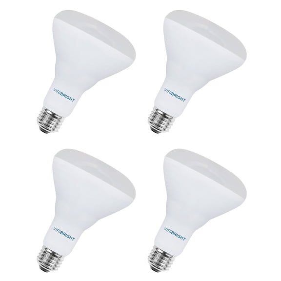 Viribright® BR30 LED Bulb, 700 Lumens, Dimmable, CEC, T20 2700K (4 Pack)