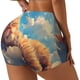 thumbnail image 1 of Fotbe Cloud Sleeping Cat Shorts Sin Costuras – Shorts Deportivos de Cintura Alta para Mujer, Elásticos para Gimnasio, Yoga, Running o Ciclismo-Medium, 1 of 8