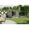 thumbnail image 3 of Suncast Glidetop Horizontal Storage Shed, 98 Cu.ft., Multi-Wall Resin 29 Sq ft (Dove Gray), 3 of 5