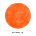 thumbnail image 2 of Uxcell 200pack Round Felt Circles, 10mm 3/8" Craft Felt Pads Non-Woven Fabric Pad for DIY Sewing Orange, 2 of 6