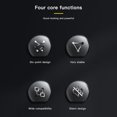 thumbnail image 4 of ESSAGER Soporte de teléfono para automóvil Gravity Air Vent Clip GPS Soporte para iPhone Smartphone, 4 of 6