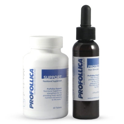 Profollica Hair Recovery System Pills and Gel, Slow, Stop, and Reverse Hair