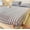 Gray, variant on Velvet Fitted Sheet, Soft Plush Fitted Sheet Bedspread, Winter Warm Thickened Fitted Bed Sheet, Soft Plush Bedcover Mattress Cover with Elastic, Bedsheet Bed Sheet Mattress Protector